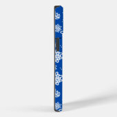 Blue leaves romantic garden Case-Mate iPhone case (Achterkant / Rechts)