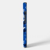 Blue leaves romantic garden Case-Mate iPhone case (Achterkant / Links)