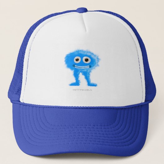 Blue Leggy Critter Trucker Pet (Voorkant)