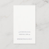 Blue Lemon Fruit Abstract Bold Earning Display Visitekaartje (Achterkant)