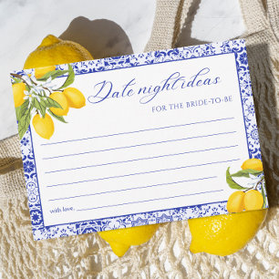 Blue Lemon Vrijgezellenfeest Date Night Ideeën Kaa Kaart