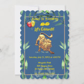 Blue Leo (23 juli - 22 aug) - jarig Kaart (Voorkant)