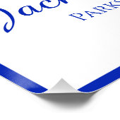 Blue Leopard Afstuderen Edition Perfect Poster (Hoek)