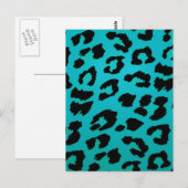 BLUE LEOPARD BRIEFKAART (Voorkant / Achterkant)
