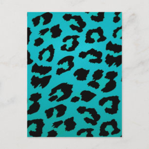 BLUE LEOPARD BRIEFKAART