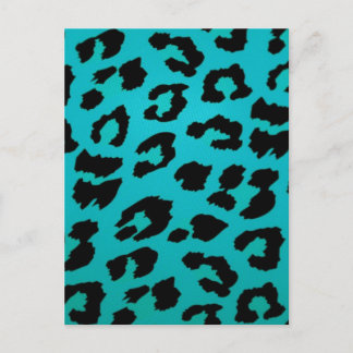 BLUE LEOPARD BRIEFKAART