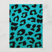 BLUE LEOPARD BRIEFKAART (Voorkant)