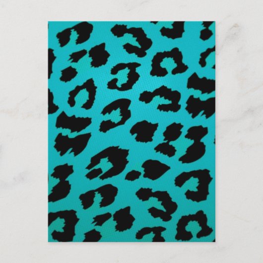 BLUE LEOPARD BRIEFKAART (Voorkant)