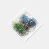 Blue Leopard Catahoula in Waterverf Servet (Hoek)