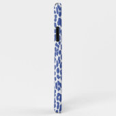 Blue Leopard Pattern Case-Mate iPhone Case (Achterkant/rechts)