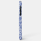 Blue Leopard Pattern Case-Mate iPhone Case (Achterkant/links)