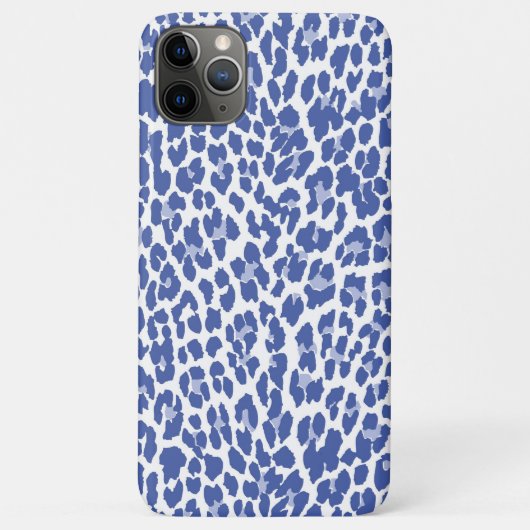 Blue Leopard Pattern Case-Mate iPhone Case (Achterkant)