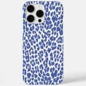 Blue Leopard Pattern Case-Mate iPhone Case (Achterkant)