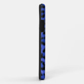 Blue Leopard Print iPhone 5 Hoesje (high res.) (Achterkant/rechts)