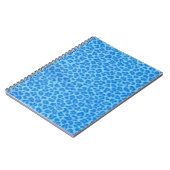 Blue Leopard Print Spiral Notitieboek (Linkerzijde)
