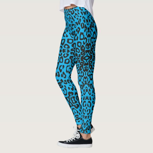Blue Leopard Safari Print Leggings (Links)
