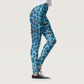 Blue Leopard Sparkle Leggings (Rechts)