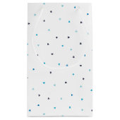 Blue Letters Ornament Foto Klein Cadeauzakje (Achterkant)