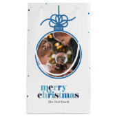 Blue Letters Ornament Foto Klein Cadeauzakje (Voorkant)