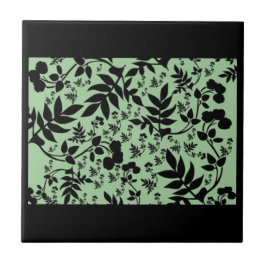 Blue Levy Florah Tile Design Tegeltje