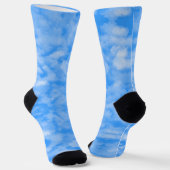 Blue & light blue socks sokken (Gebogen)