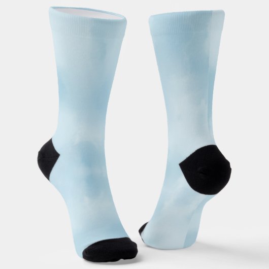 Blue & light blue socks sokken (Gebogen)