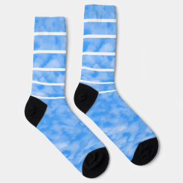 Blue & light blue socks sokken