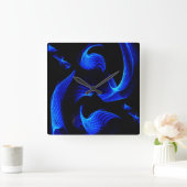 Blue Light Extravaganza Wall klok (Huis)