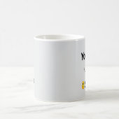 Blue Light Smile Face Mok - Schattigee positivitei (Center)