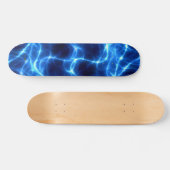 Blue Light Streams Persoonlijk Skateboard (Horizontaal)