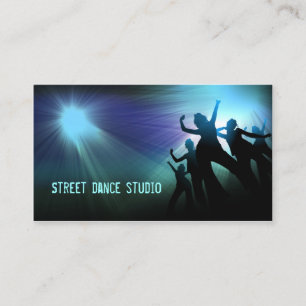 Blue Light Street Dance Studio-Visitekaartje Visitekaartje