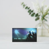 Blue Light Street Dance Studio-Visitekaartje Visitekaartje (Staand voorkant)