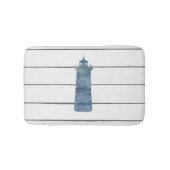Blue Lighthouse Beach Schip Badkamer Decor Badmat (Voorkant)