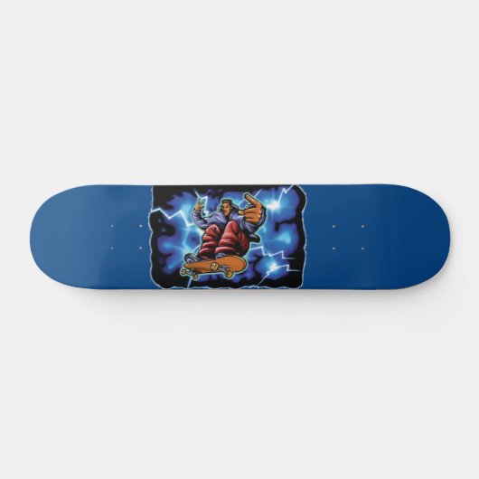 Blue Lighting Skateboard (Horizontaal)
