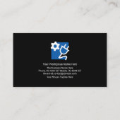 Blue Lightning Electrical Strike Electrice Visitekaartje (Achterkant)