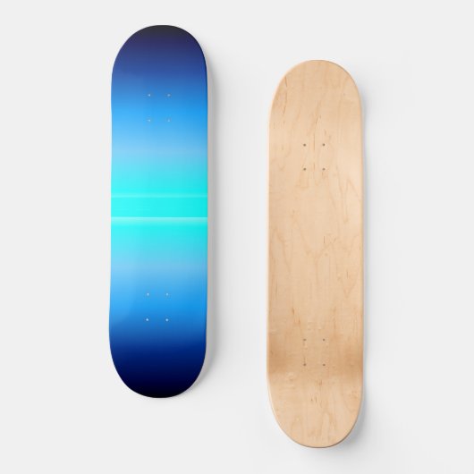 Blue Lightning Flash Persoonlijk Skateboard (Voorkant)
