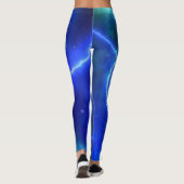 Blue Lightning Storm Leggings (Achterkant)