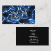 Blue Lightning  Visitekaartje (Voorkant / Achterkant)