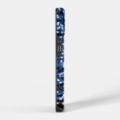 Blue Lights Abstracte iPhone Case Hoesje (Rechterkant)