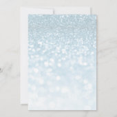 Blue Lights Eerste Communie Chalice Host Kaart (Achterkant)