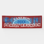 Blue Lights Familiereünie Spandoek (Horizontaal)