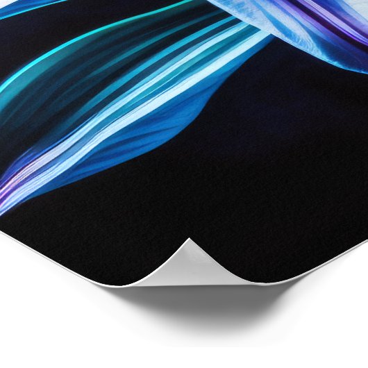 Blue Lily IV Poster (Hoek)