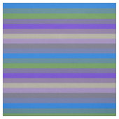 Blue, Lime & Magenta Retro Stripes Stof (Swatch)