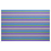 Blue, Lime & Magenta Retro Stripes Stof (Fat Quarter)