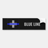 Blue Line Autoaufkleber / Blue Line Sticker (Voorkant)