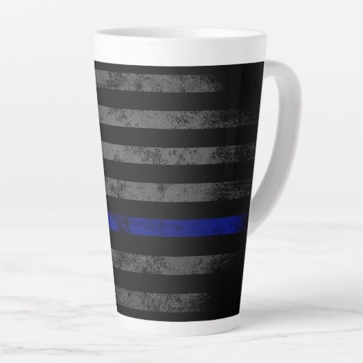 BLUE LINE  Betsy Ross Amerikaanse vlag Latte Mok (Rechterhoek)