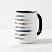 BLUE LINE  Betsy Ross Amerikaanse vlag Mok (Voorkant rechts)