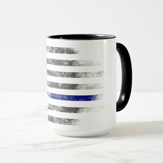 BLUE LINE  Betsy Ross Amerikaanse vlag Mok (Voorkant rechts)