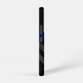 Blue Line  Betsy Ross Amerikaanse vlag Samsung Galaxy Hoesje (Rechterkant)