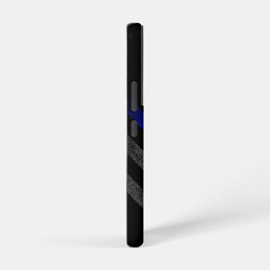 Blue Line  Betsy Ross Amerikaanse vlag Samsung Galaxy Hoesje (Rechterkant)